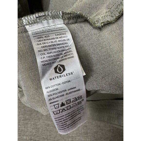 Signature by Levi Strauss & Co Womens Parka L Jacket Olive Green Lightweight - Picture 7 of 7